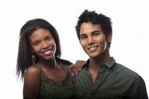 minority mixed couple