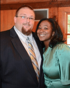 Shaun Brown and his soon-to-be fiance, Victoria Lee