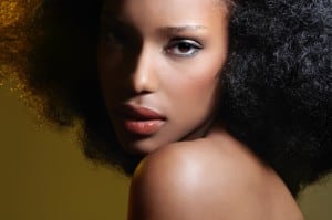 African Woman Closeup