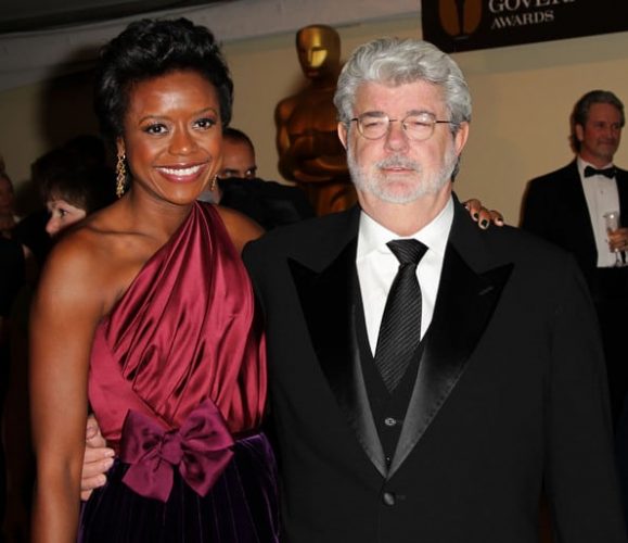 Welcome to the World, Everest Hobson! George Lucas and Mellody Hobson