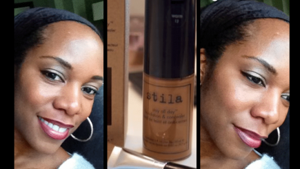 IMATS, Cory Bishop, GLADIOLA, Stay All Day, foundation, Stila, makeup, review, black skin, older skin, brown skin, complexion, t-zone, moisturizer,