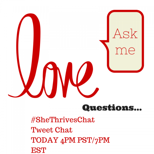 Relationship Tweet Chat Today, 4PM PST/7PM EST Beyond Black &amp; White