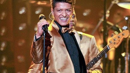 bruno mars, biracial, musician, halftime show, band, singer, performer, artist, rock music, pompadour, football, Superbowl, stage, filipino, asian, puerto rican, mix, ethnic men, stereotypes,