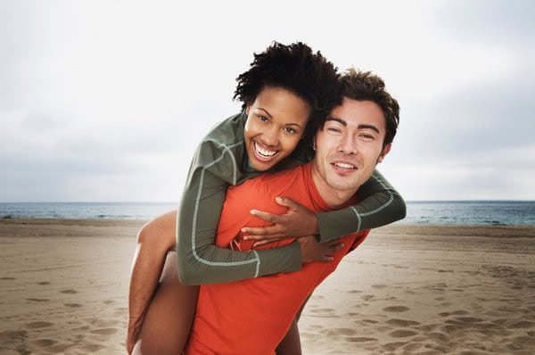 Asian - White interracial couple 1