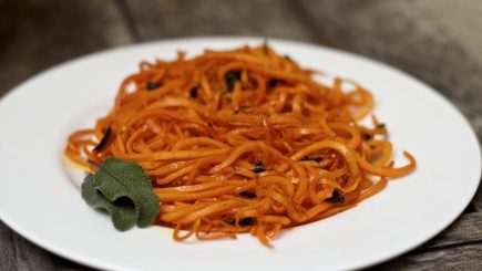 recipes, paleo, sweet potato, dining, cooking, entertaining, health, family, nutrition, sage, gardening, side dish, noodles,