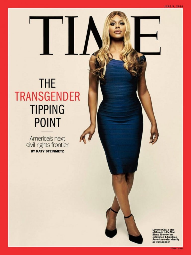 Lavern Cox, OITNB, media, advocacy, transgender, LGBT, civil rights, writer, producer, actress, Black man, black woman, violence, bullying, children, Time Magazine, beauty, fashion, style, historic,