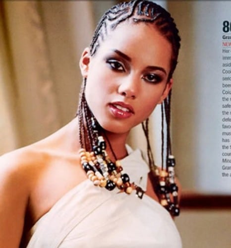 Alicia Keys, braids, beads, hairstyles, history, TBT, throw back Thursday, culture, Egypt, Africa,