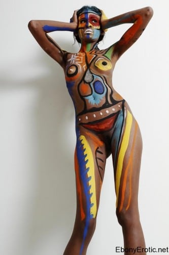 Andrani-ebony-erotic-artistc-painting-nude