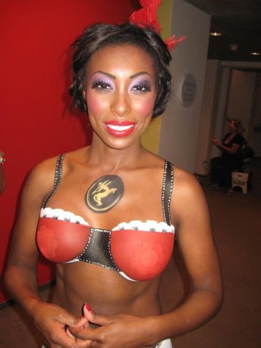 Bra Body Painting Design - 1