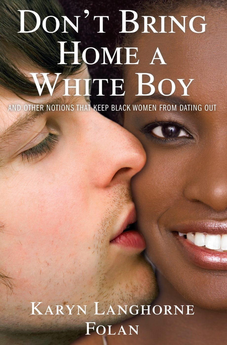 Keep black. White boy Black woman.
