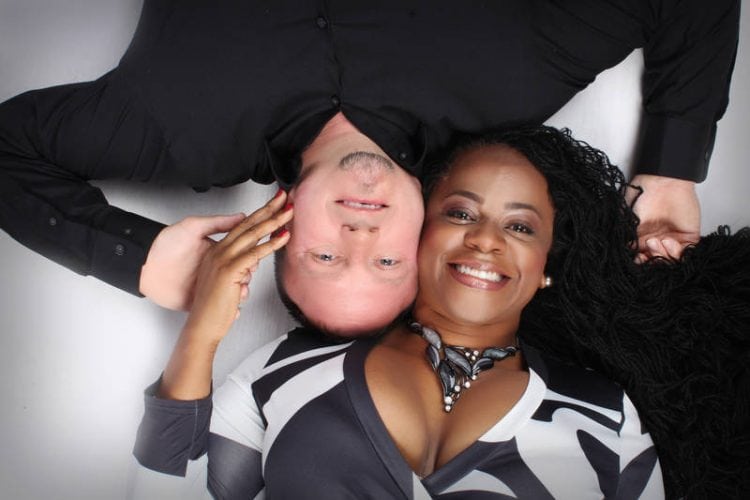 Best of Interracial bbw pictures Blonde and brunette threesome