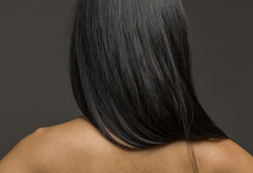 image of african american woman with long beautiful hair