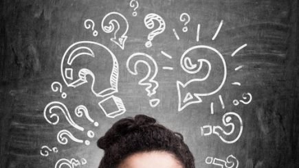 black woman with questions